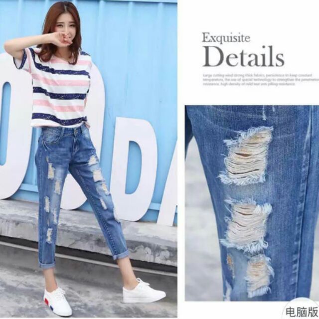 boyfriend jeans shopee