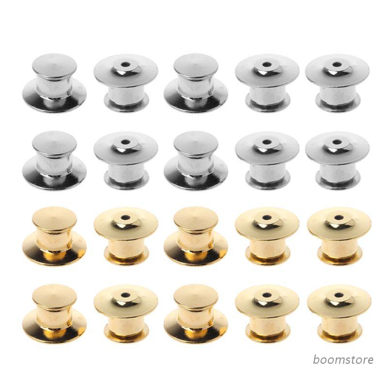 Boom 10 Pcs Pins Keepers Backs Locks Brooch Pin Backs Comfort Fit Tie