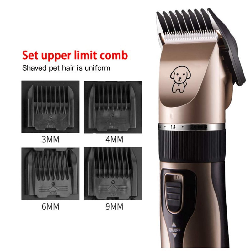 Rechargeable Electric Pet Hair Trimmer Dog Hair Grooming Razor Dog Clipper Cat Hair Shaver Cut #8