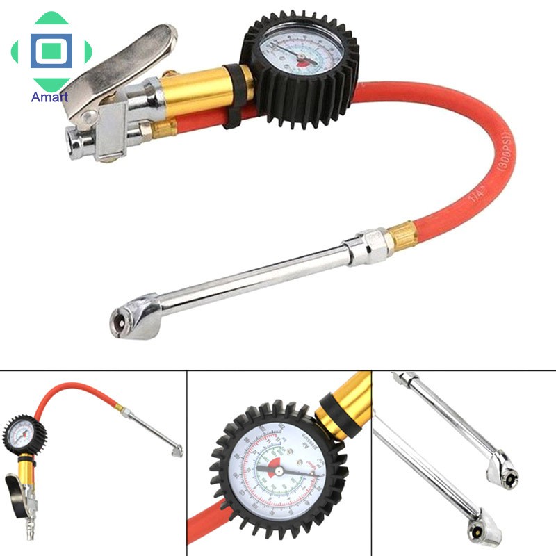 tire pump with gauge