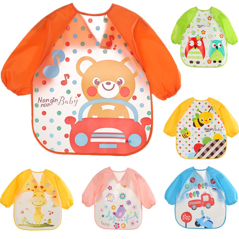 toddler bibs with sleeves