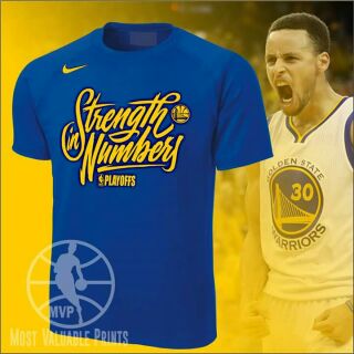 NBA GSW Strength in Numbers Playoff Shirt | Shopee Philippines