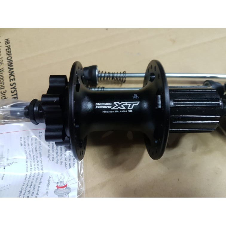 shimano xt m756 hub