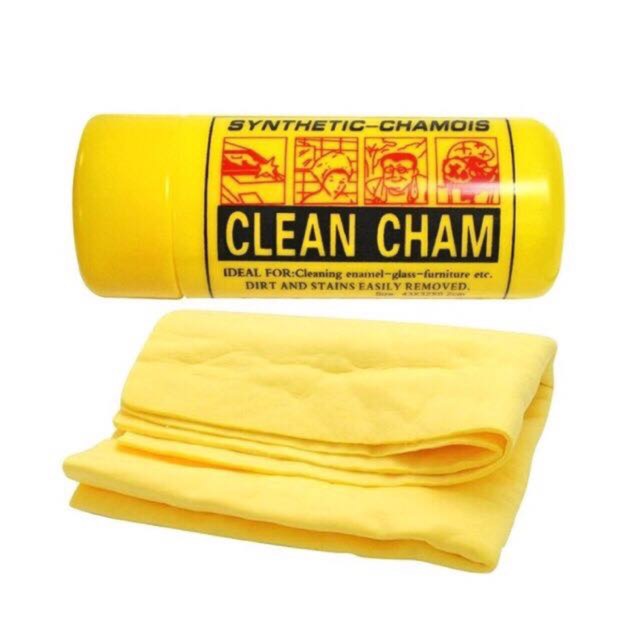 CLEAN CHAM Absorbe Microfiber Synthetic Chamois clean towel Shopee
