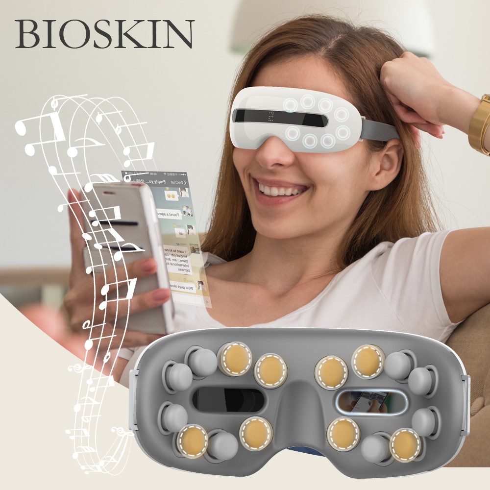 BIOSKIN Smart Dot Matrix Eye Massager Electric Portable Eye Massager