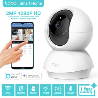 TP-Link Tapo C200 2MP 360° 1080P Pan/Tilt Home Security Wifi | CCTV Camera Wifi Connect to Cellphone