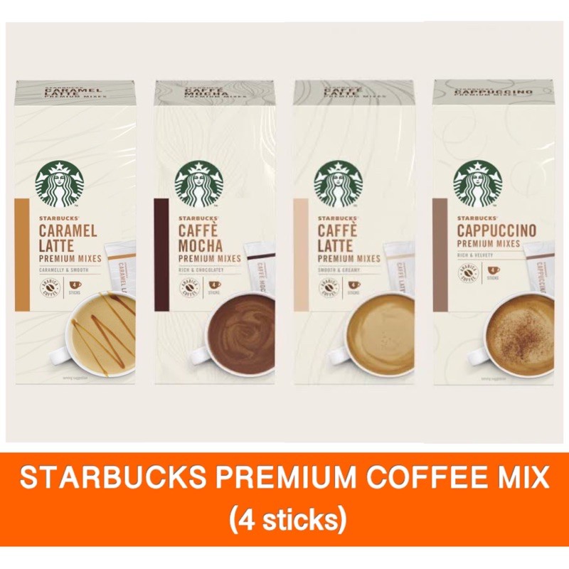 Starbucks Premium Instant Coffee Mix Sticks Shopee Philippines