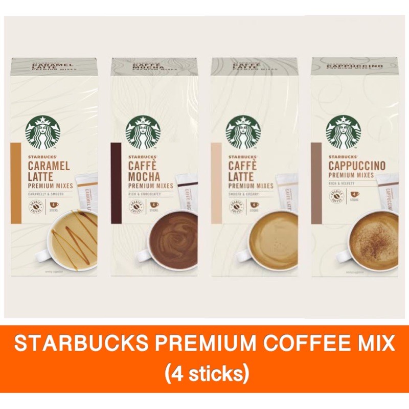 Starbucks Premium Instant Coffee Mix (4 sticks) Shopee Philippines