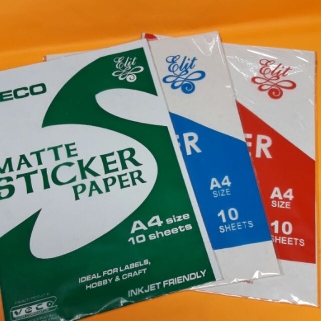 Sticker paper per pack | Shopee Philippines