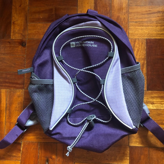 mountain warehouse purple backpack