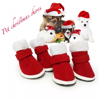 CUTE pet Christmas shoes/dog shoes