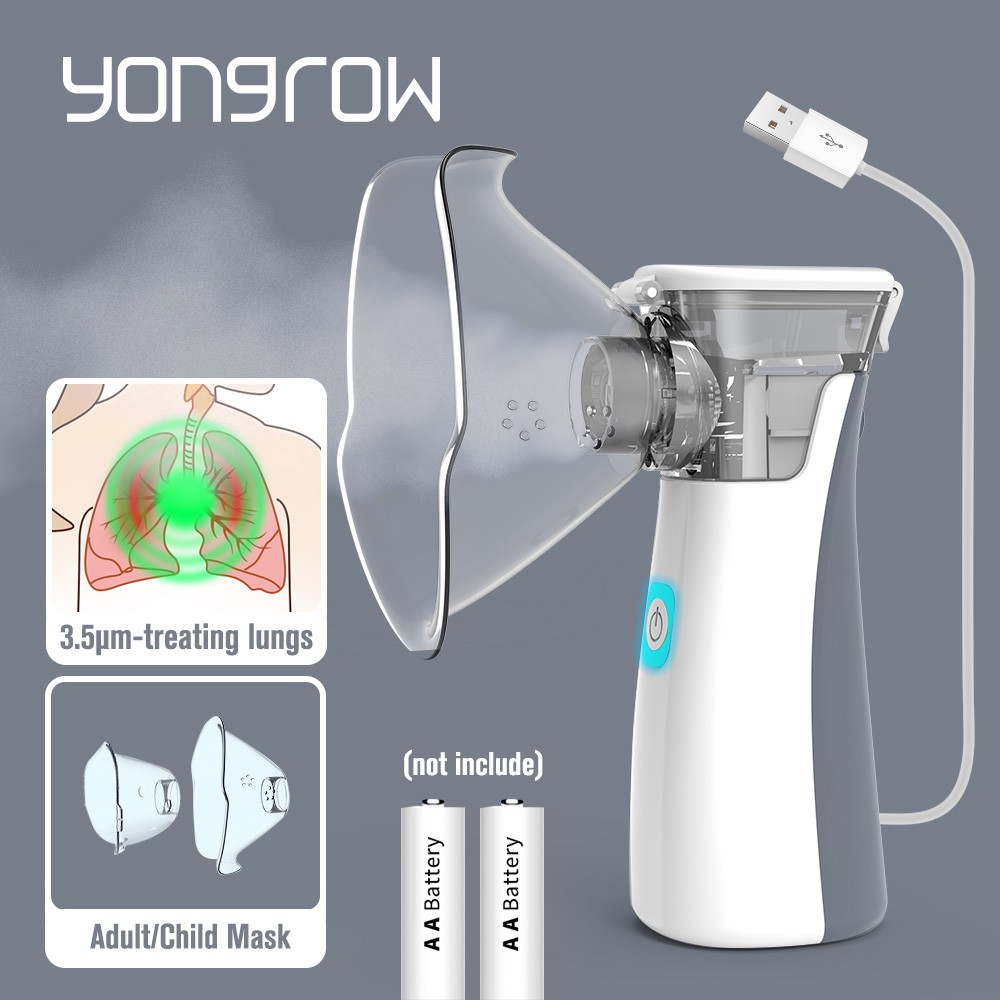 Yongrow Nebulizer Machine Steam Inhaler Handheld Portable Nebulizer