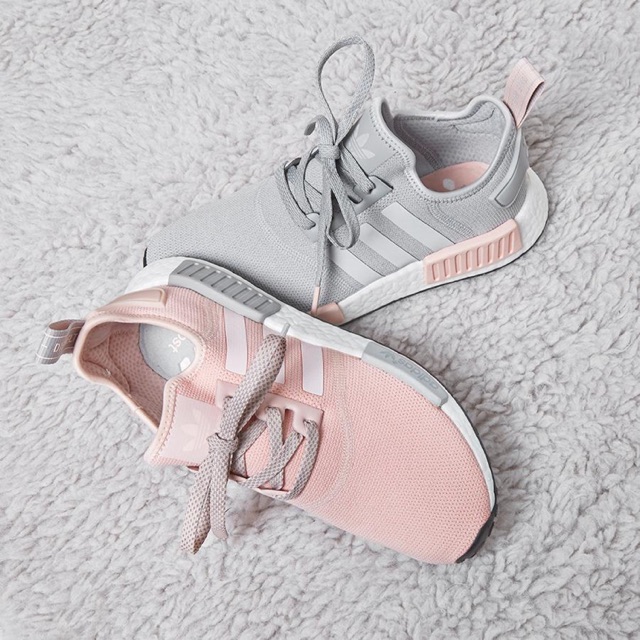 grey and pink nmd