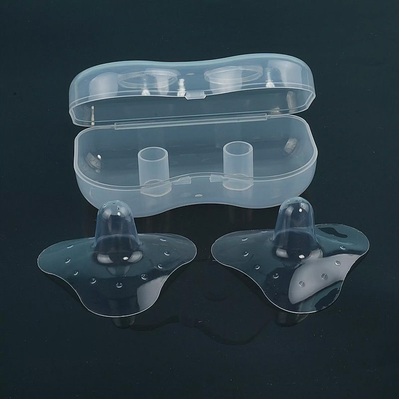 ⊙PHILIPPINES NO.1 2 PCS Silicone Nipple Protectors Feeding Mothers Nipple Shields Protection Cover