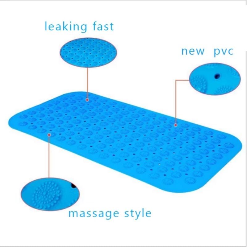 Rectangle PVC Balls Design Bath Mat (37cmwidth*70cmlength) Shopee