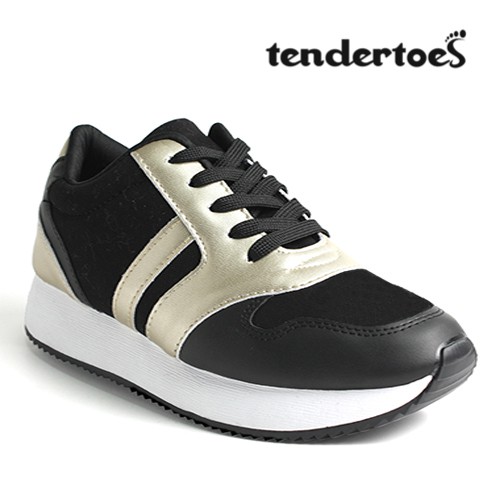 ladies black canvas shoes