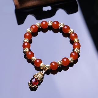Charm Pixiu Beads Bracelet with Crystal Pixiu Pendant Lucky Women Bracelet PiYao Bracelet #6