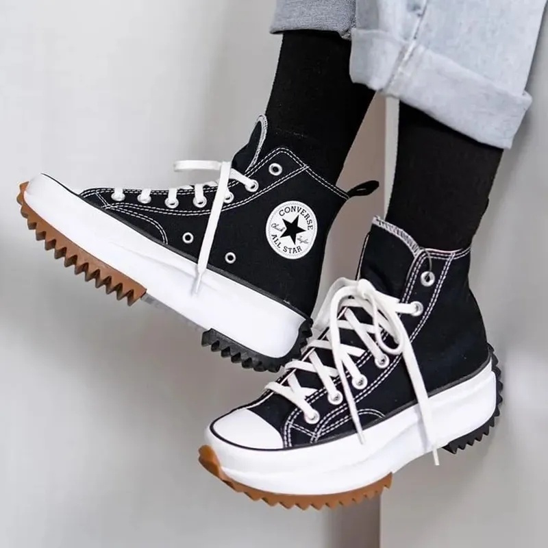 Converse Men's Run Star Hike High Top Sneakers Bts Stray Kids Unisex Shoes  Running | Shopee Philippines