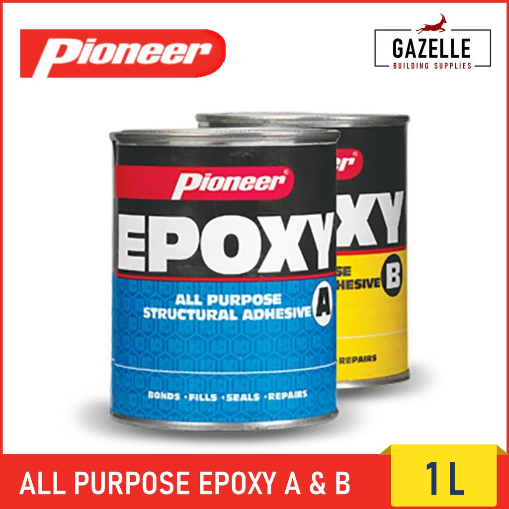 Pioneer All Purpose Epoxy Set (A&B) 1L Shopee Philippines