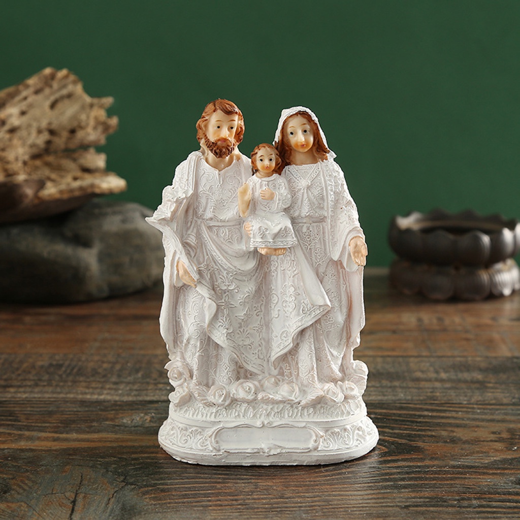 Religious Family Statue Tabletop Statuary Statue Family Figurine