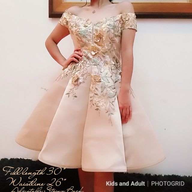 filipiniana cocktail dress