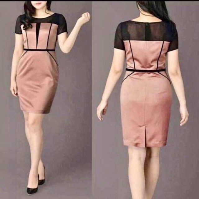 elegant dress shopee