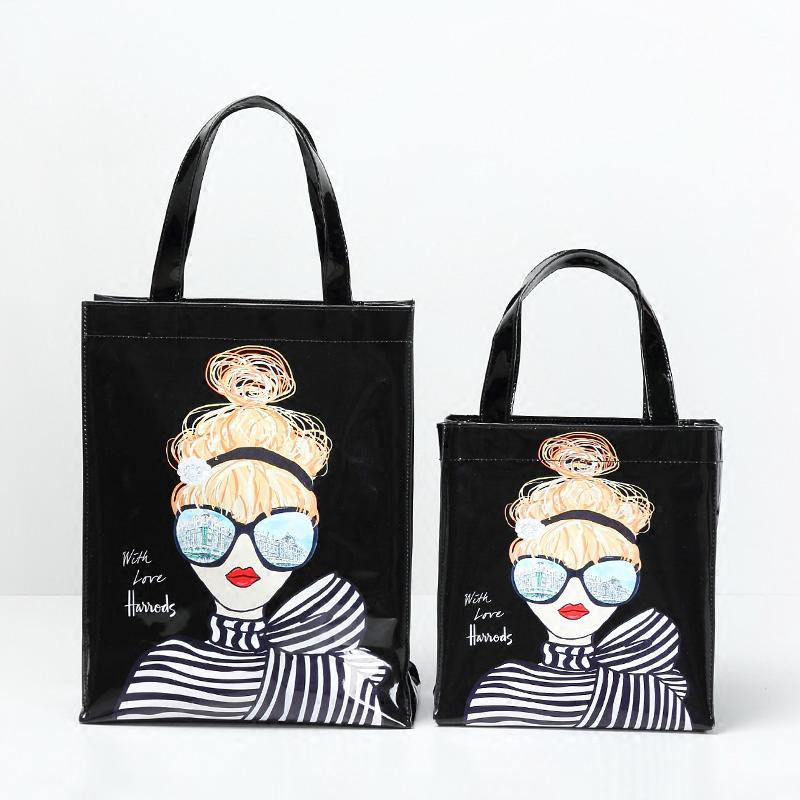 Harrods PVC Shopping Bag Printed Bag Waterproof Shoulder Bag | Shopee ...