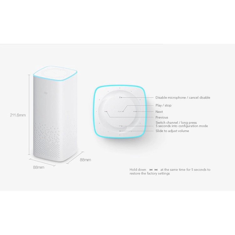 xiaomi hd artificial intelligence bluetooth wifi wireless speaker
