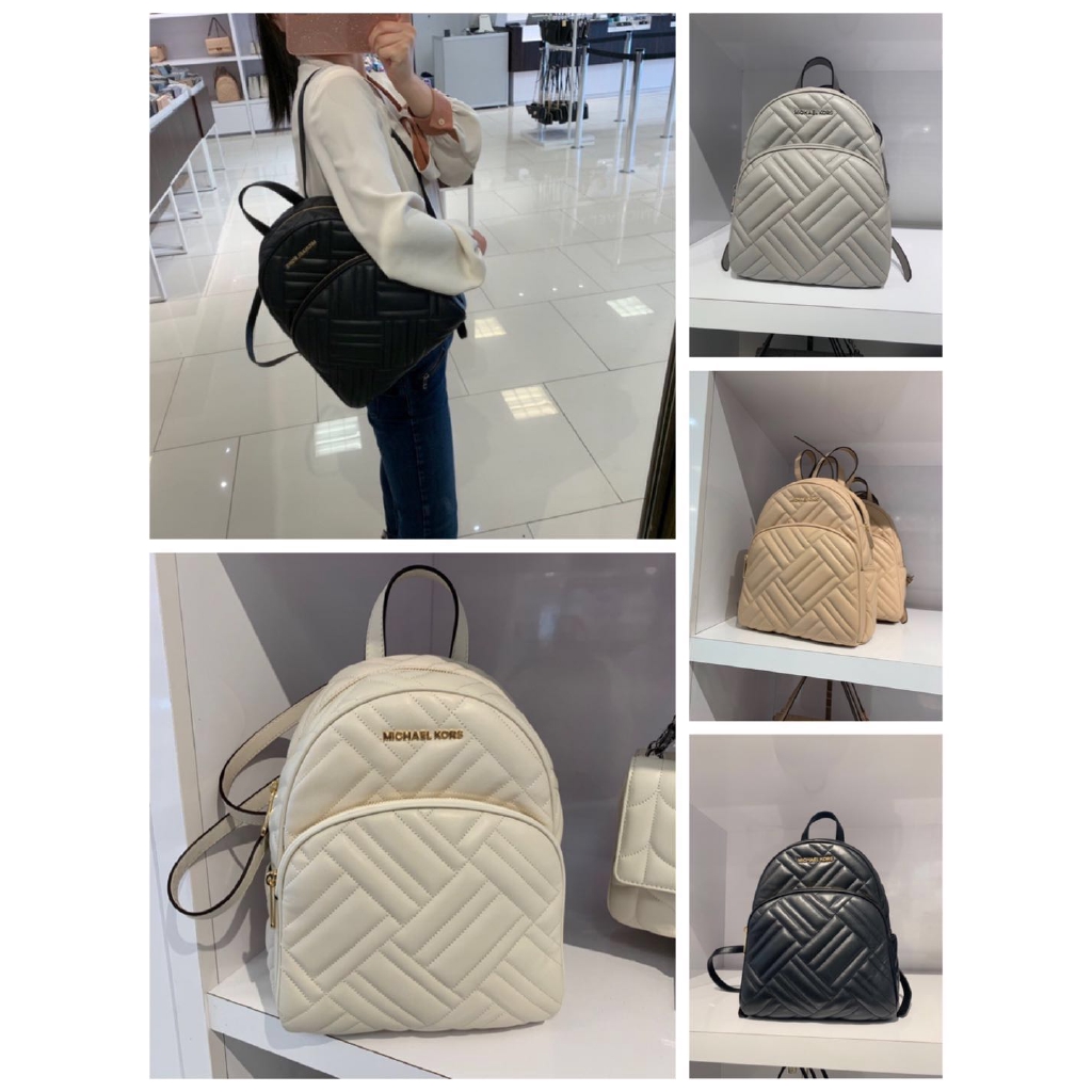 michael kors suede backpack