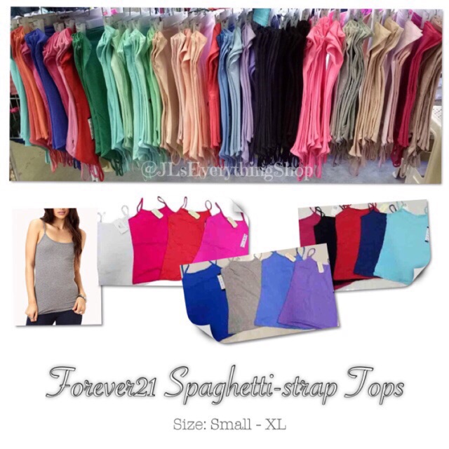 forever 21 spaghetti strap tank