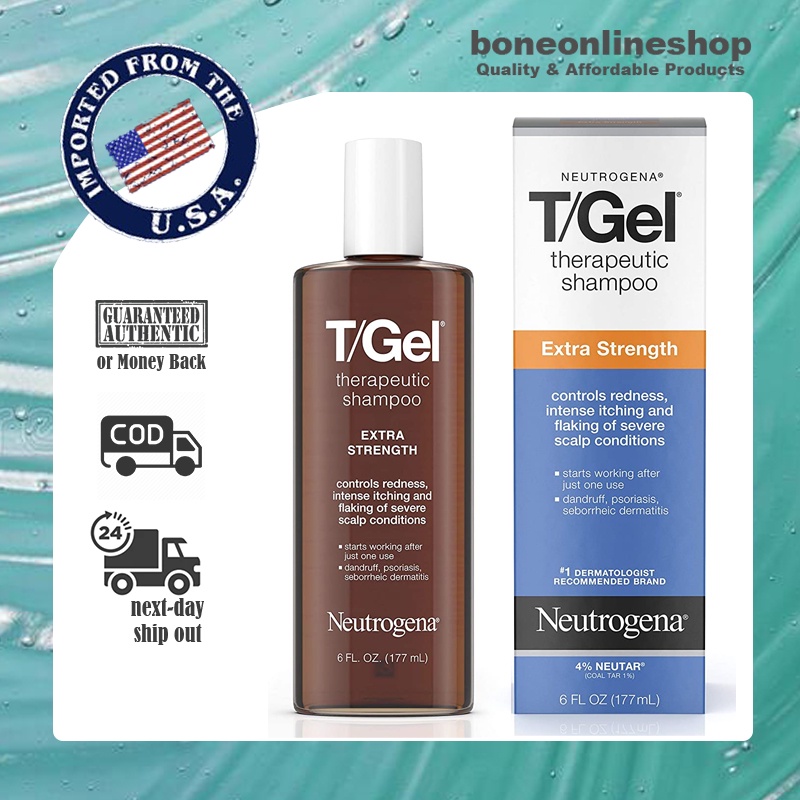 Neutrogena T Gel Extra Strength Therapeutic Shampoo With Coal Tar Extract 6oz Shopee Philippines