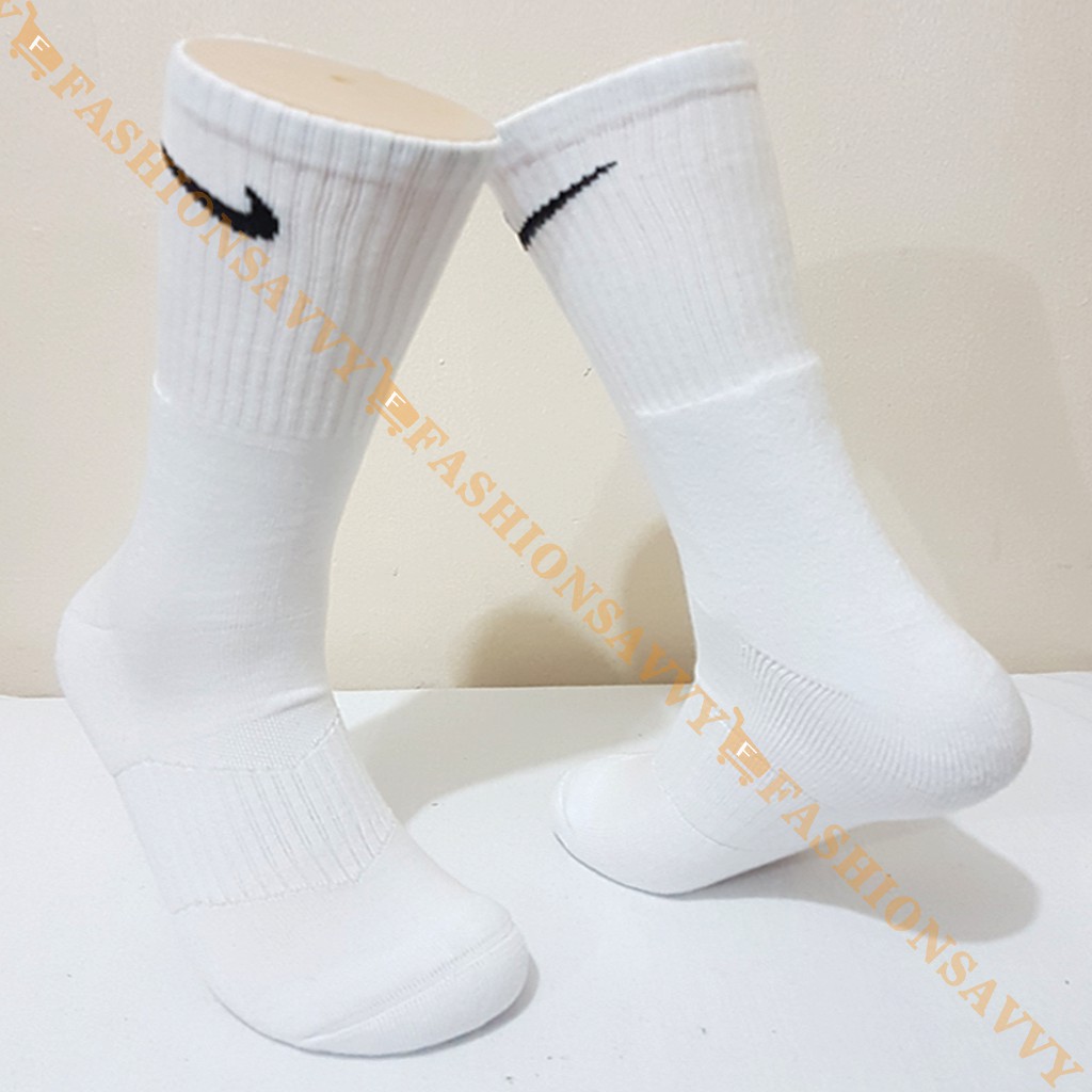 nike socks plain white