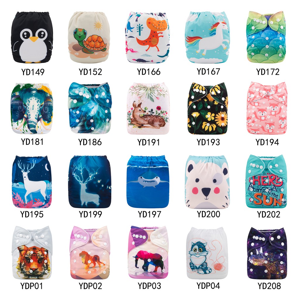 alva newborn cloth diapers