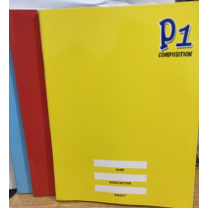 Composition notebook, 10 PCs per pack. Assorted colors. Shopee
