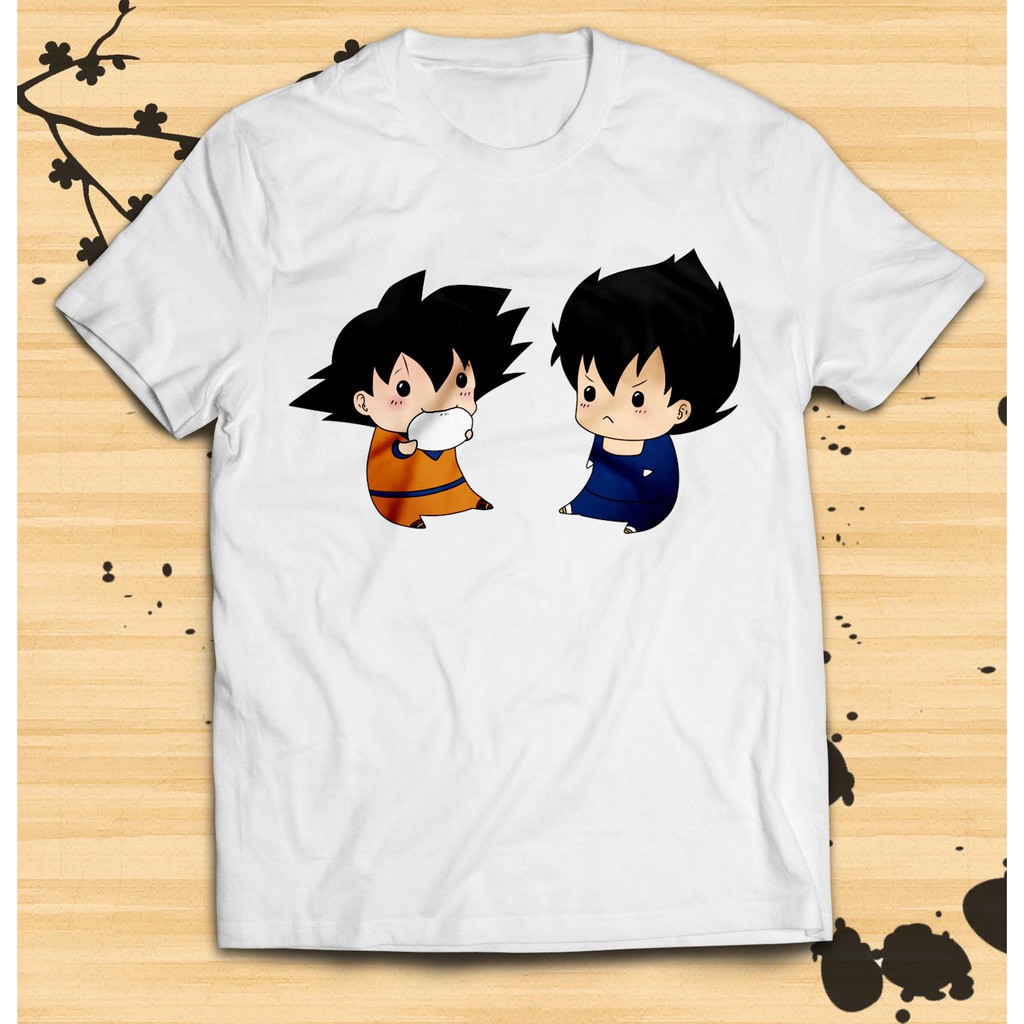 Dragon Ball Z Anime Baby Goku And Baby Vegeta Customized Shirtbabies Shoes Shopee Philippines