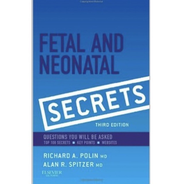 Fetal and Neonatal Secrets, 3rd Edition | Shopee Philippines