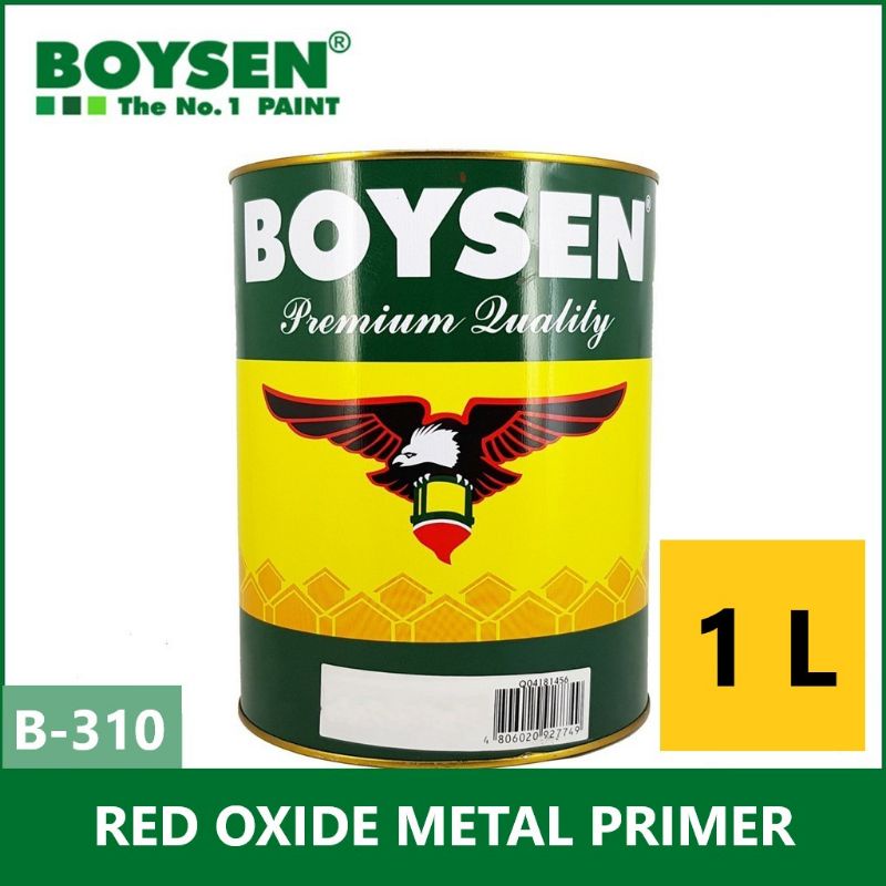 Boysen Red Oxide Metal Primer 310 1 Liter for Metal / 1 Quart