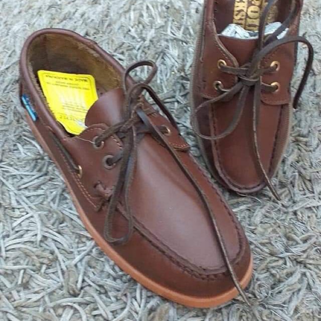 FOR MEN GENUINE LEATHER TOPSIDER SHOES | Shopee Philippines