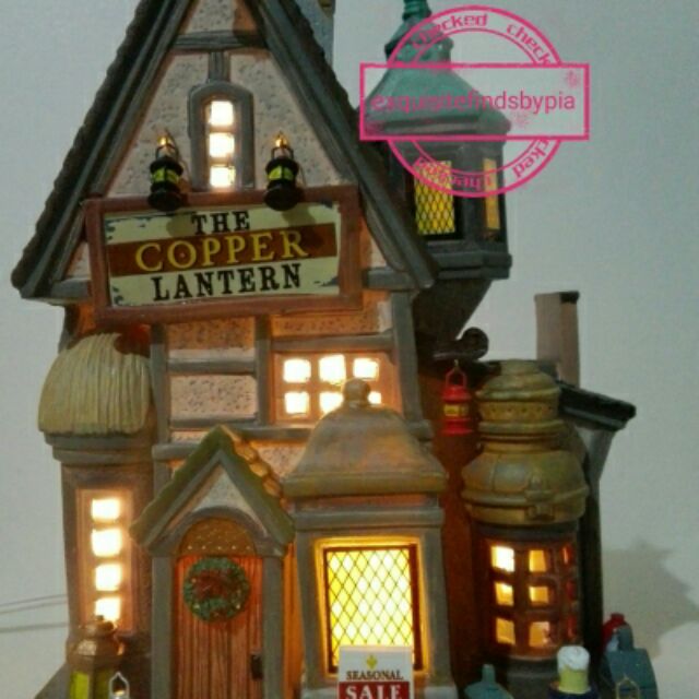 Lemax Christmas Village The Copper Lantern Shopee Philippines