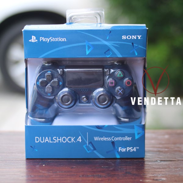 see through blue ps4 controller