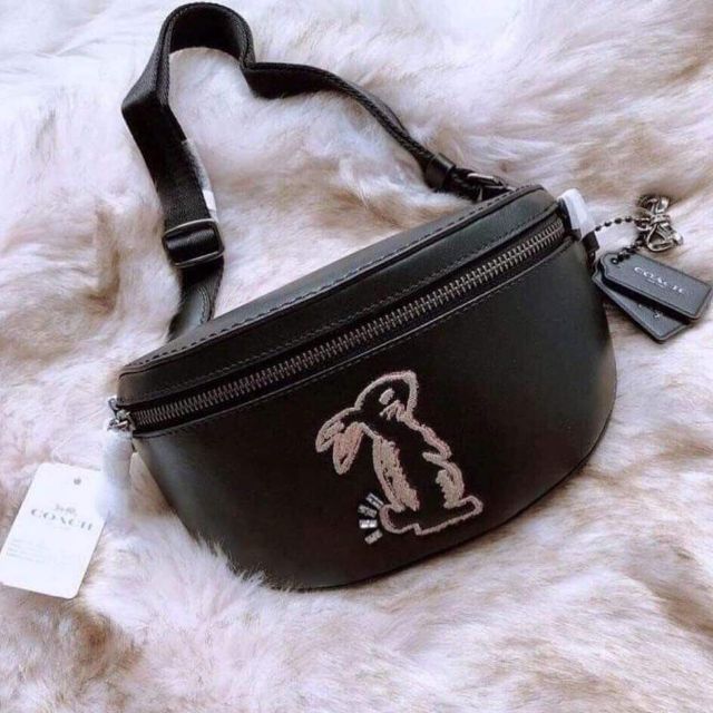 Coach 39315 39316 Selena Belt Bag With Bunny Women New Releases