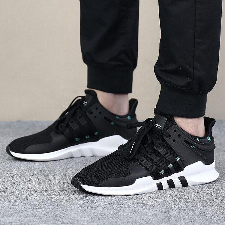 adidas eqt support adv black green