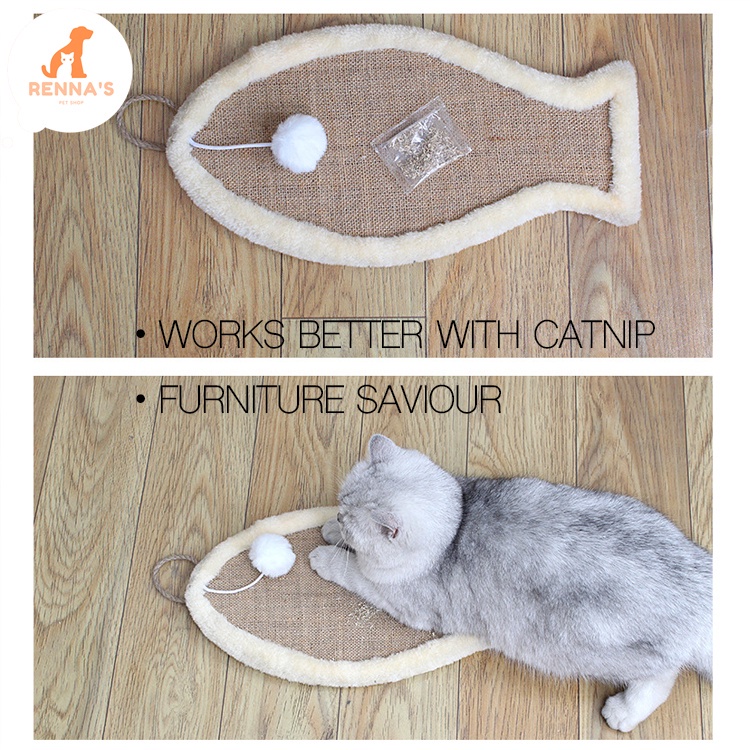（Hot）Renna's Cat Scratcher For Cat Scratching Post Cat Scratch Board Cat Scratch Pad kitten scratche #3