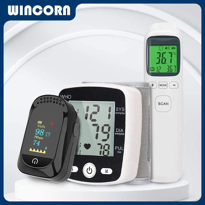 Infrared digital thermometer, wrist electronic sphygmomanometer