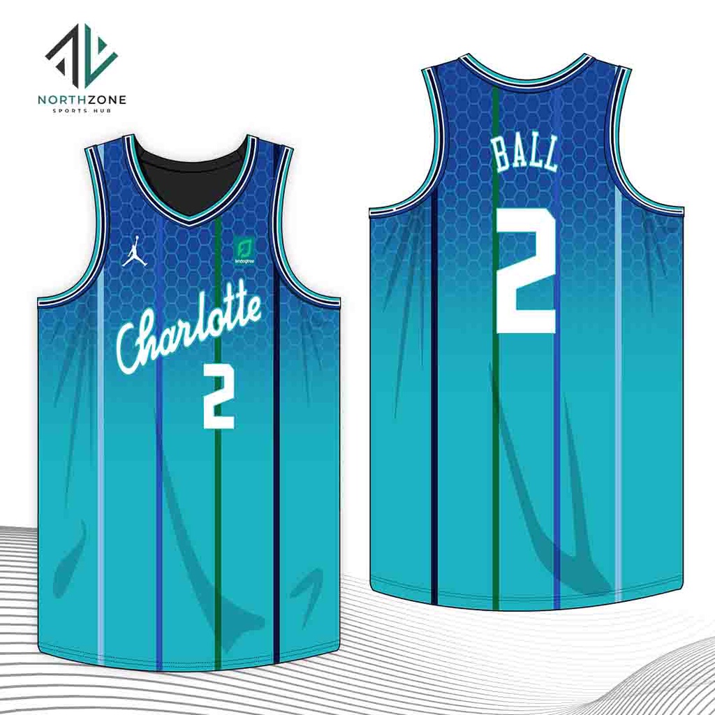 NZ X NBA Charlotte Hornets City Edition 2022 Top Jersey | Shopee ...