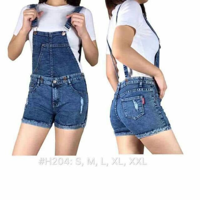 jean jumper shorts