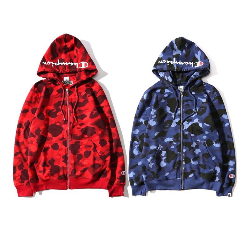 champion bape hoodie