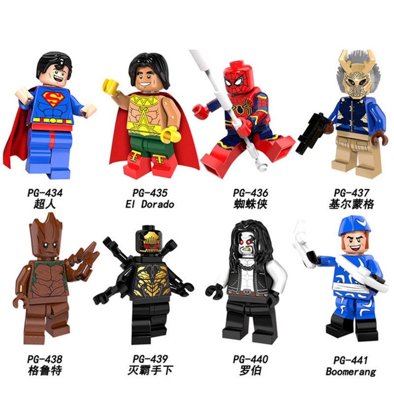 superhero lego figures