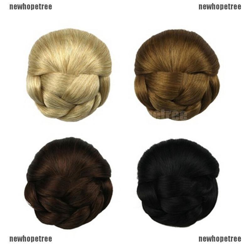Nhph Womens Chignon Synthetic Updo Hairpiece Clip In Hair Bun