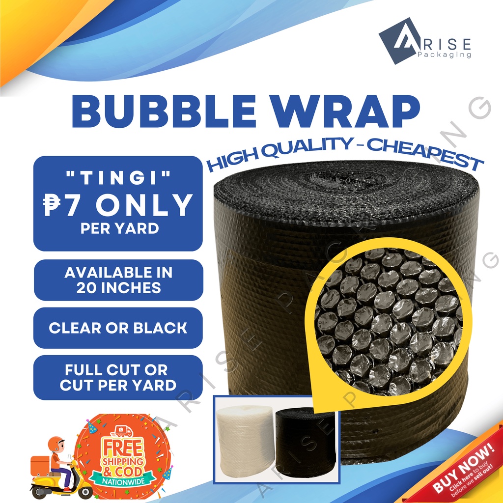 TINGI 20in x 1yard Bubble Wrap [PRICE IS PER YARD] [COD Available